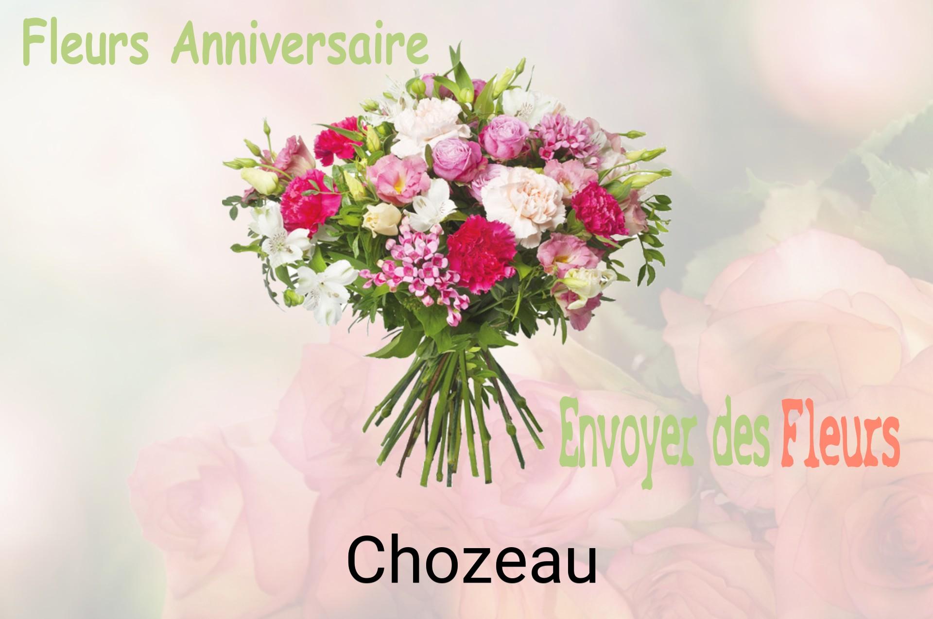 Bouquet de fleurs d’anniversaire livré à Chozeau