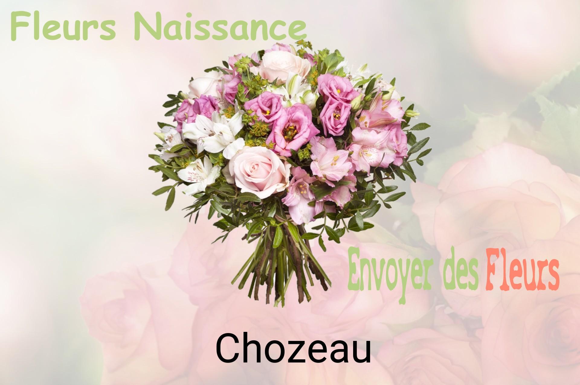 Bouquet de fleurs de naissance livré à Chozeau